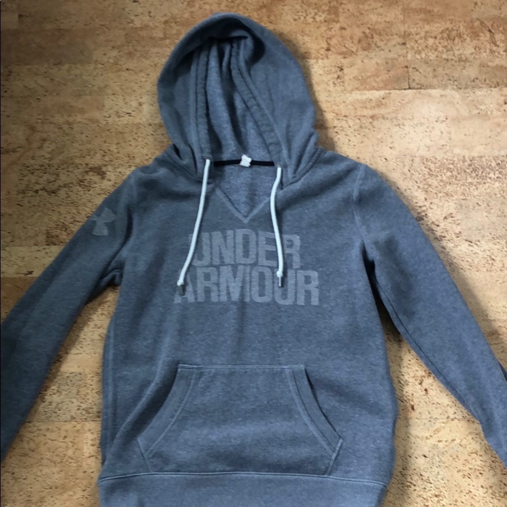Under Armour  gray hoodie